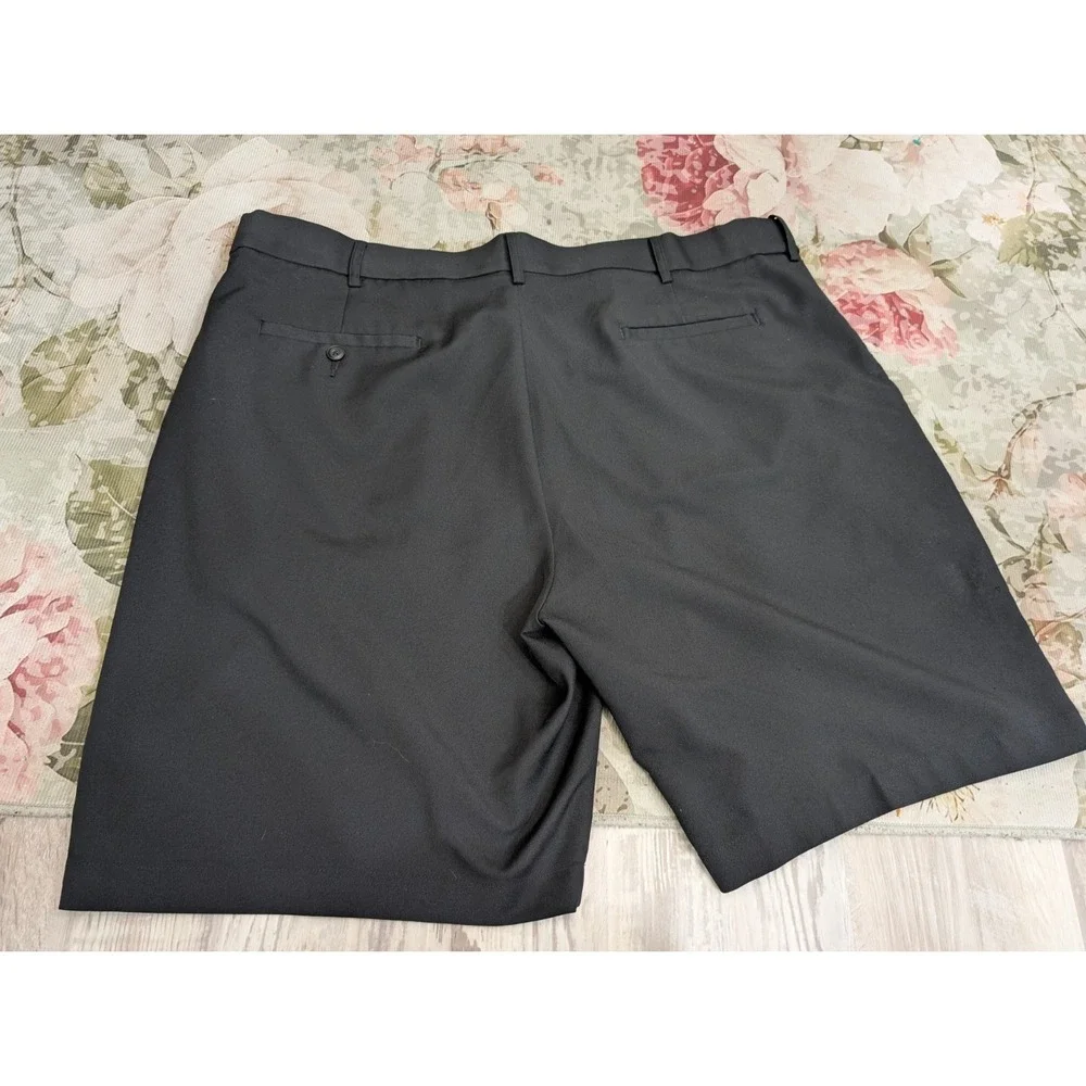3 PGA Tour Men's 44 Golf Shorts Flat Front Stretch Navy Black Gray 10